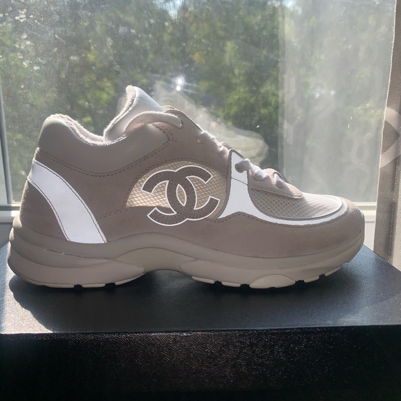 Chanel Sneaker G38800 Y55746 0N180, White, 34